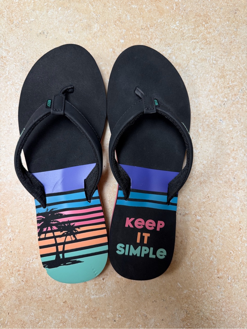 Life Is Good Flip Flops Size 8